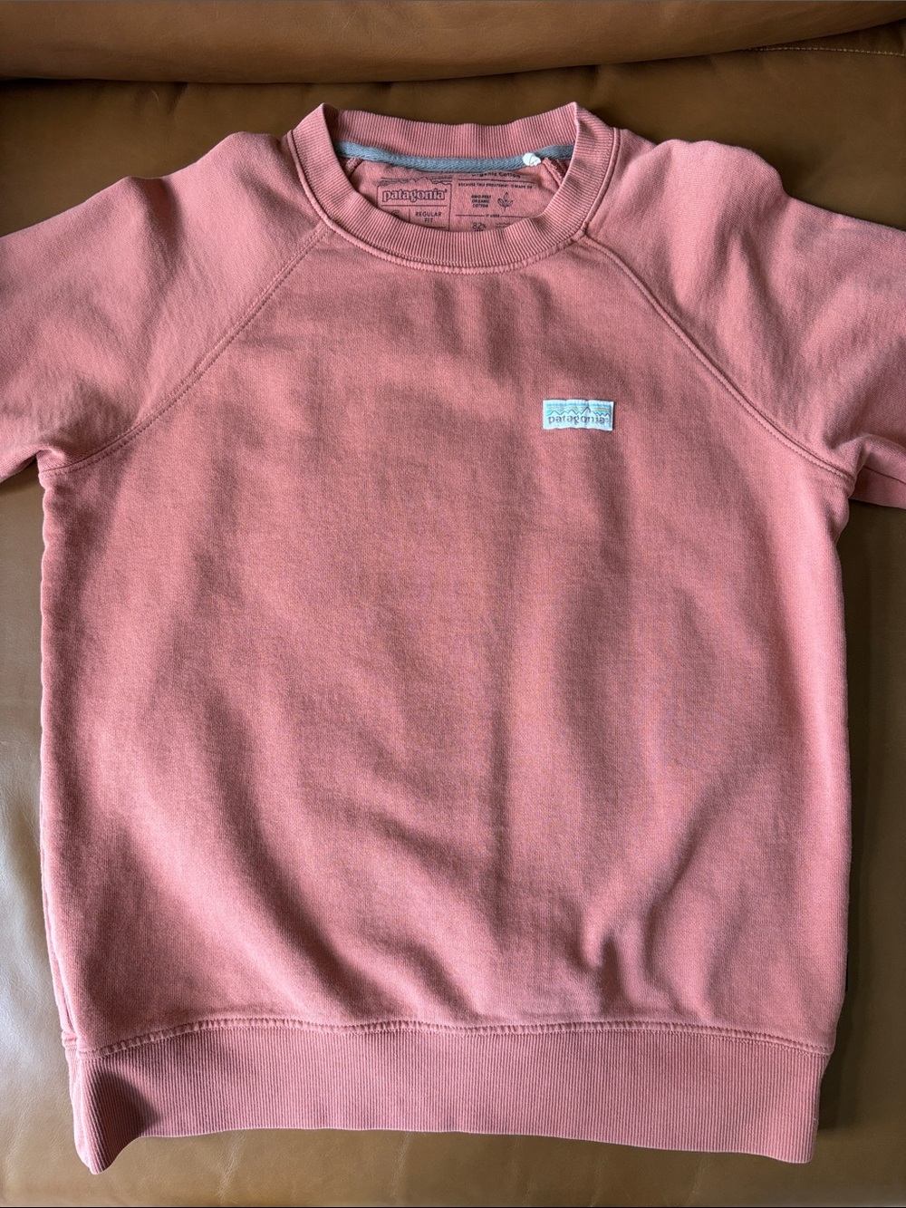 Patagonia Pastel P-6 Label Organic Crew Sweatshirt Small